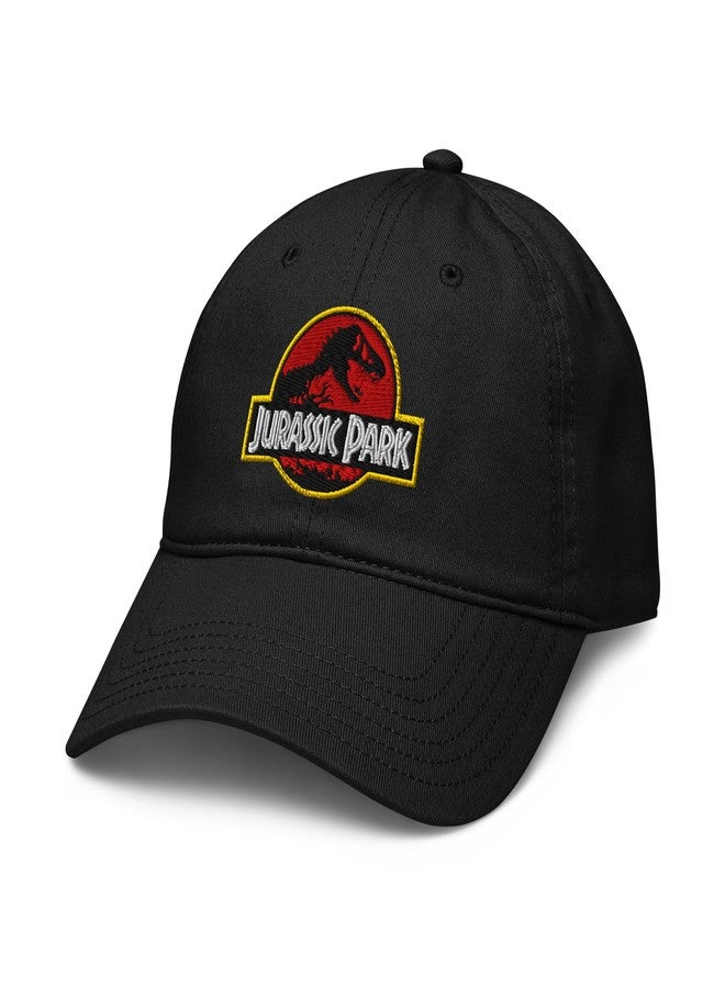 Jurassic Park Iconic Logo Adjustable Baseball Hat - Image 1