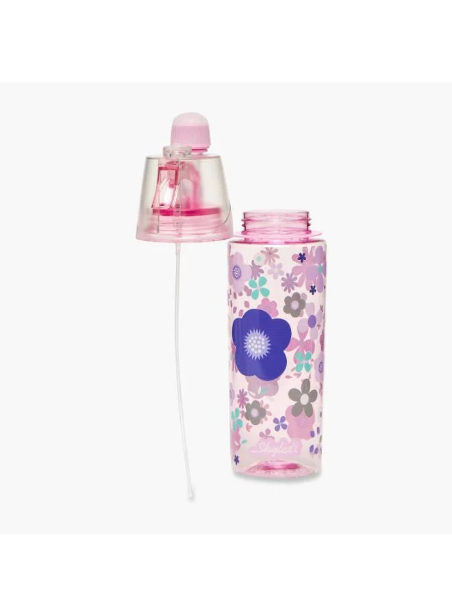 سكيلار Skylar Floral Print Tritan Water Bottle with Spout and Spray Nozzle