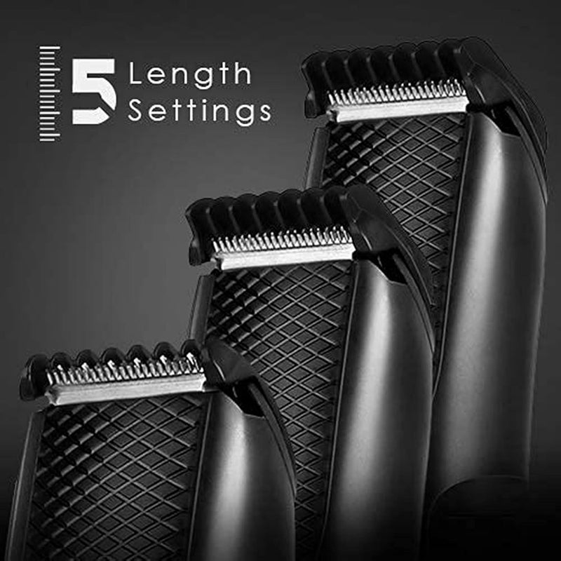 Concepta Men Professional Hair Clipper Design Perfect Shaver And Haircut Rechargeable Beard And Moustaches Hair Machine And Trimming With Cord And Without Cordless Use Black Colour - Image 5