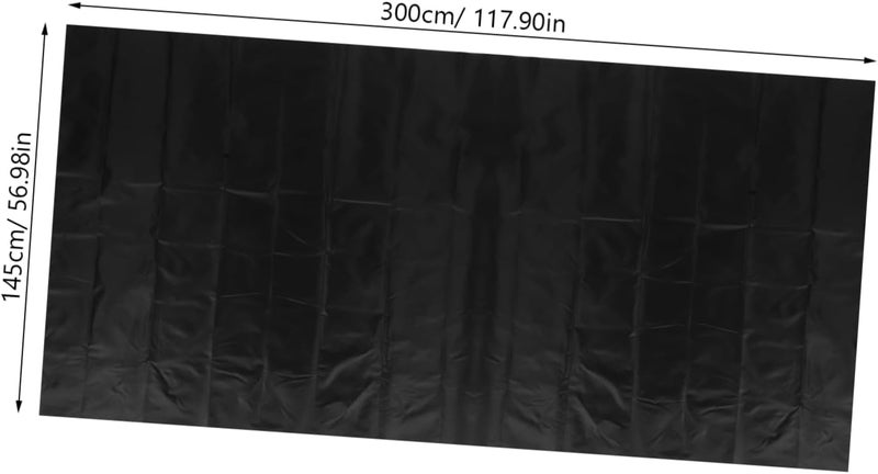 Ciieeo Portable Blackout Blinds for Bedroom Self Adhesive Window Coverings for Kitchen Bathroom Lightweight Cuttable Oxford Full Blackout Cordless Curtains - Image 2