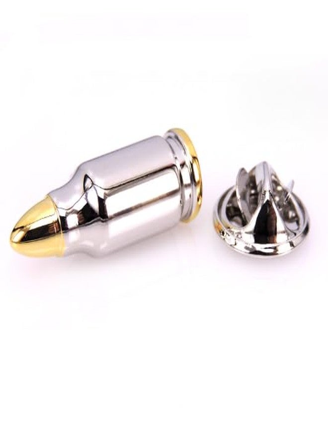 vmcoatdu Bullet Pin Funny Brooch Enamel Lapel Pin Badge (Bullet Lapel Pin) - Image 3