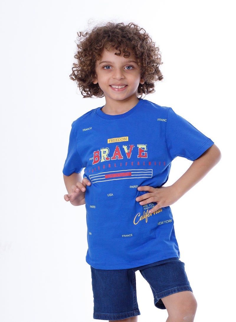 BEBO Boys Half Sleeves T-Shirt  - Image 1