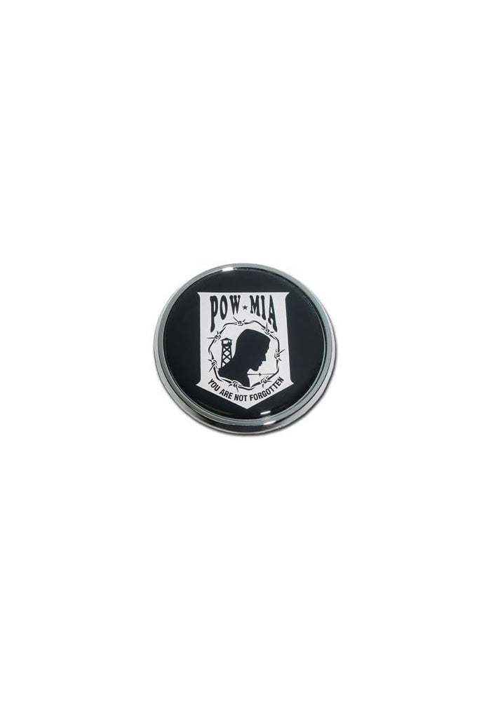 Elektroplate POW-MIA Chrome Automobile Emblem