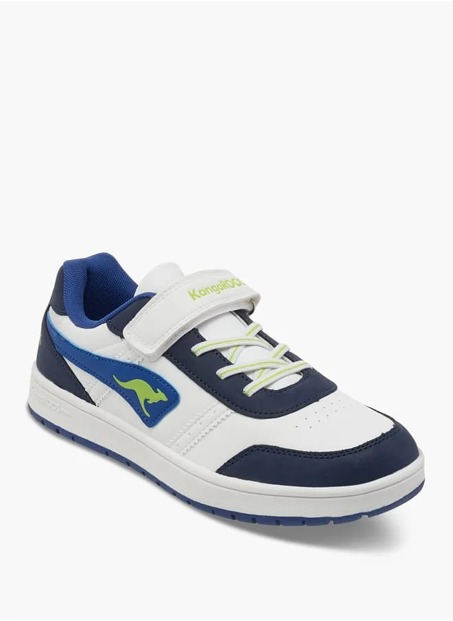 كانغاروس Women's Logo Detail Sports Shoes with Hook and Loop Closure