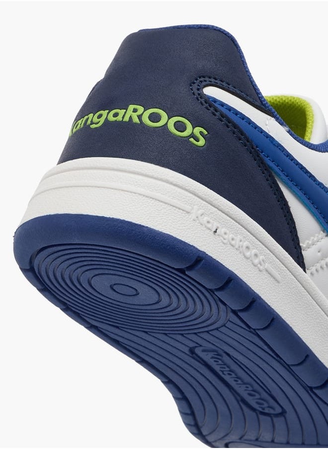 kangaROOS Women's Logo Detail Sports Shoes with Hook and Loop Closure  - Image 5