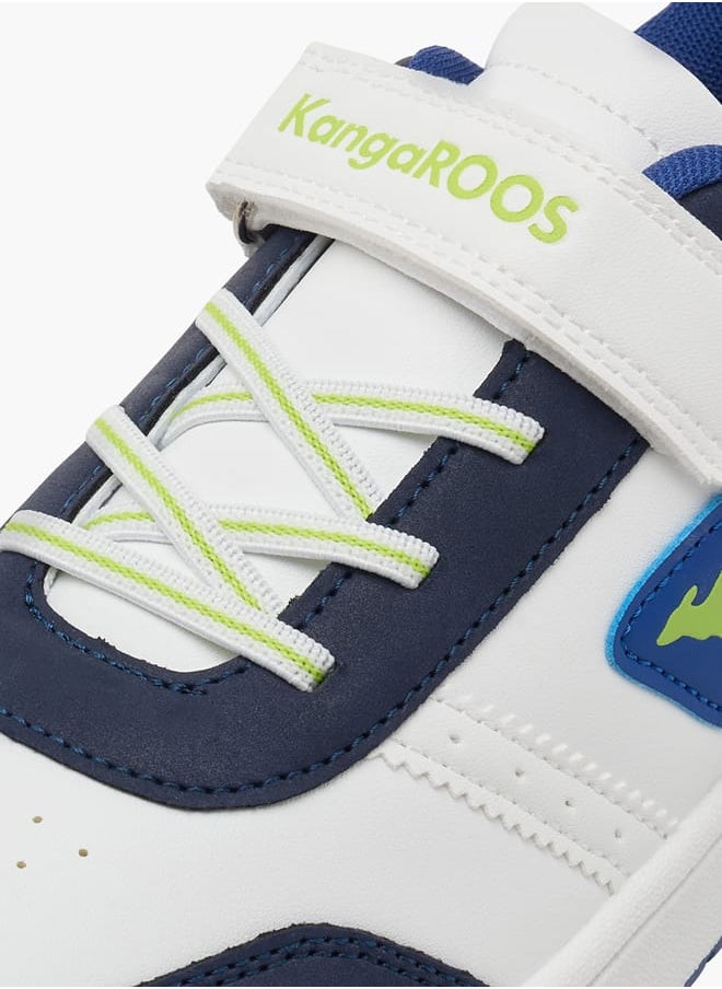 kangaROOS Women's Logo Detail Sports Shoes with Hook and Loop Closure  - Image 4