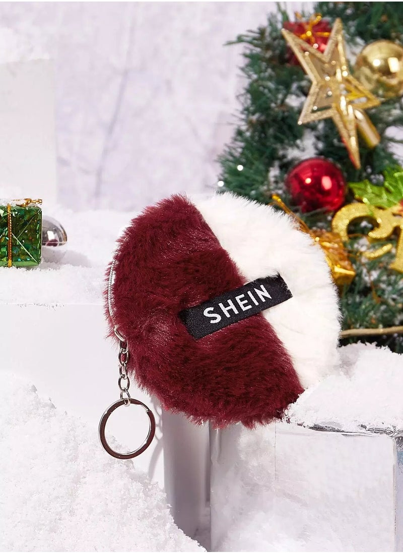 Generic Colorblock Fluffy Coin Purse  - Image 2