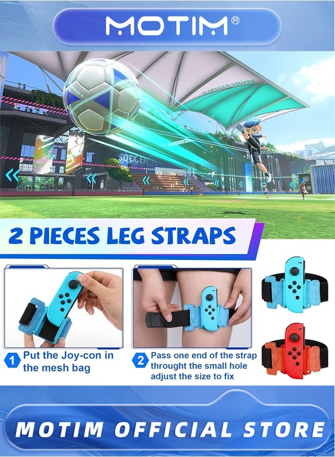 Motim 18 in 1 Switch Sport Accessories Bundle, Family Bundle Accessory Kit for Nintendo Switch Sports Games - Image 5