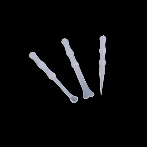 DonLeeving Luckycivia 9 Pcs Silicone Mold Glue Tools Sticks, Color Modulation Mixing Spoon, Mixing Stirrers for Epoxy Resin Jewelry Making Tool Craft - Image 3