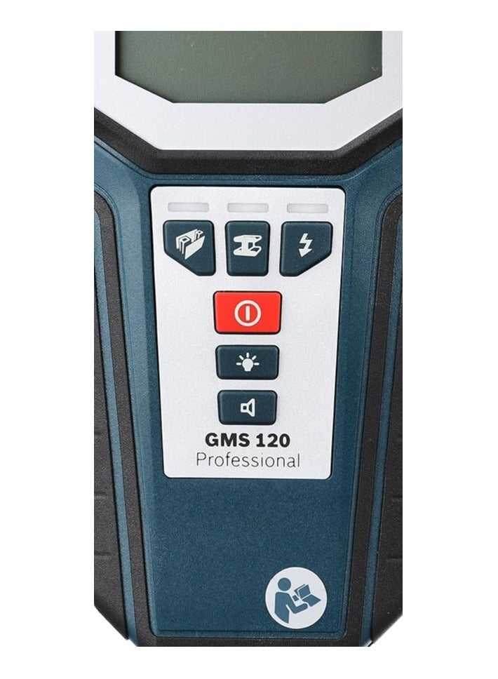 BOSCH Bosch GMS 120 Metal, Wood & Live Wire Detector – Up to 12 cm Depth – Model 0601081000 - Image 3