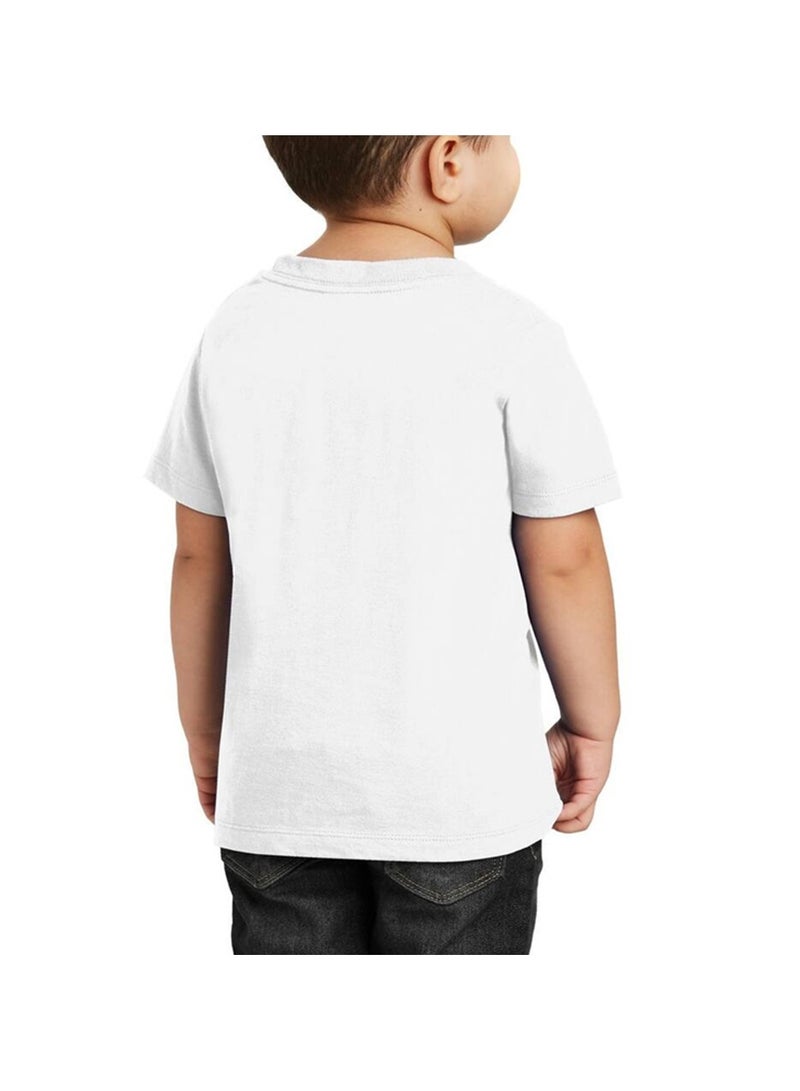 PRINTSHOP4ME International Cat Day Boys' T-Shirt–Round Neck|Soft Cotton Fabric With Cat Design|Comfortable Fit|Ideal For Casual Wear And Cat Lovers  - Image 2