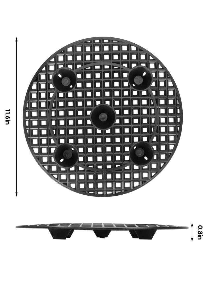 Excefore Potted Plant Stands Patio & Deck Floor Protector (Set of 6) 12 inches Perfect Plant Trivet to Prevent Rot and Damage on Deck or Patio Floors Short - Image 3