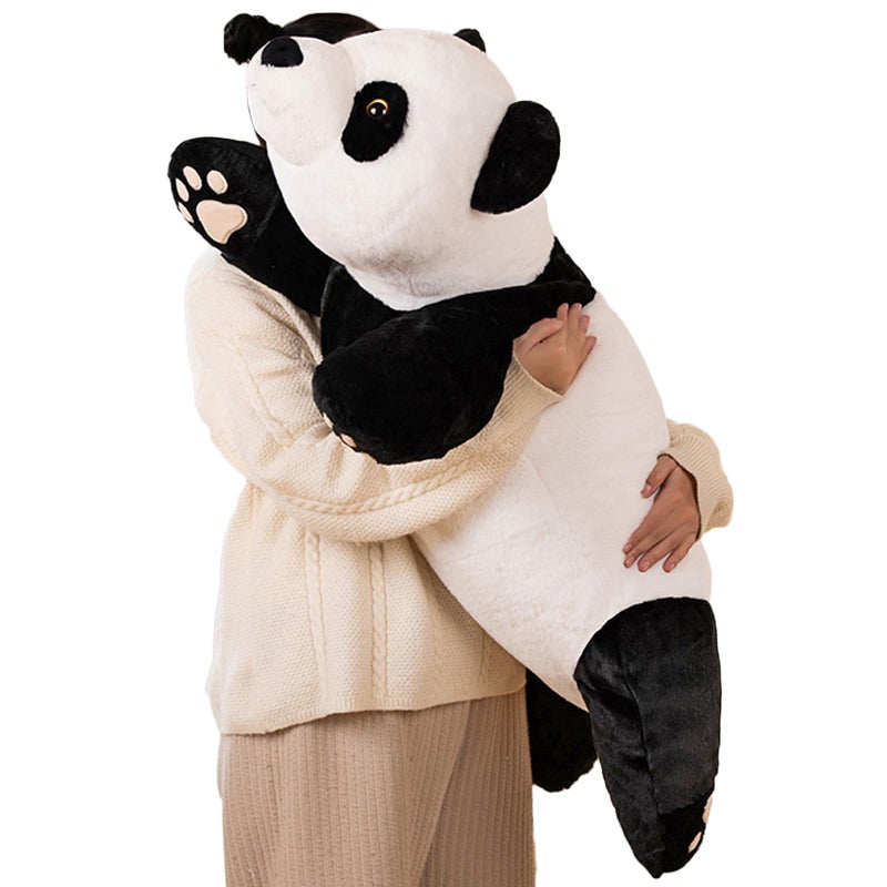 Hronsa Weighted Stuffed Animals 393 286lbs Panda Plush Toy Cute Panda Weighted Plush Animals Pillow Gifts for Kids Adults Birthday Valentines Day - Image 3
