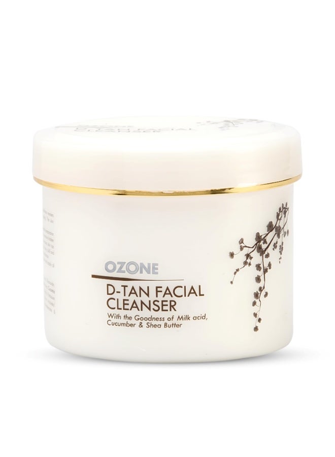 أوزون غسول الوجه دي-تان، غسول الوجه ديتان للرجال والنساء | غسول الوجه ديتان للرجال والنساء | جميع أنواع البشرة، إزالة السمرة، نعومة، نعومة وتوحيد لون البشرة | 250 جم - Image 1