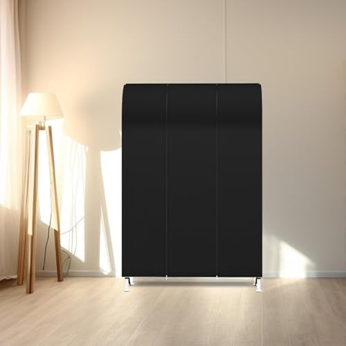 Zilink 43" Garment Rack Cover Dustproof Breathable Clothes Rack Cover Large Garment Bags Protector Cothing Rack with Cover with 2 Durable Zippers for Garment Rack, Black, (Rack Not Included) - Image 5