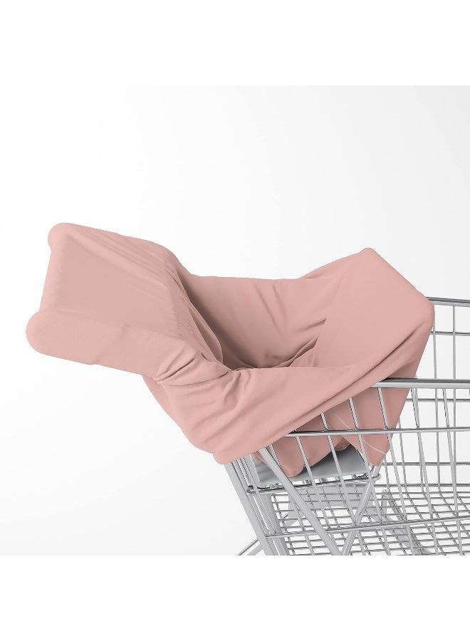 Natemia 4 in 1 Baby Car Seat Cover - Multi-Functional Stretchy & Soft Canopy, Nursing, Shopping Cart, & High Chair Cover - Image 4
