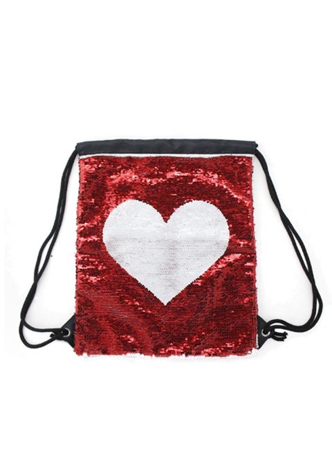 Reversible Sequin Drawstring Backpack