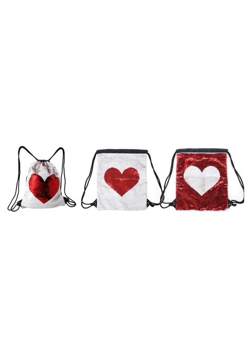 Reversible Sequin Drawstring Backpack