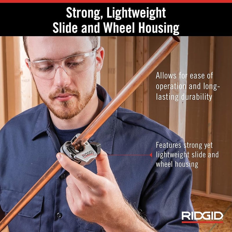 Ridgid 86127 Model 118 Close Quarters Tubing Cutter, 1/4-Inch To 1-1/8-Inch Tube Cutter - Image 5