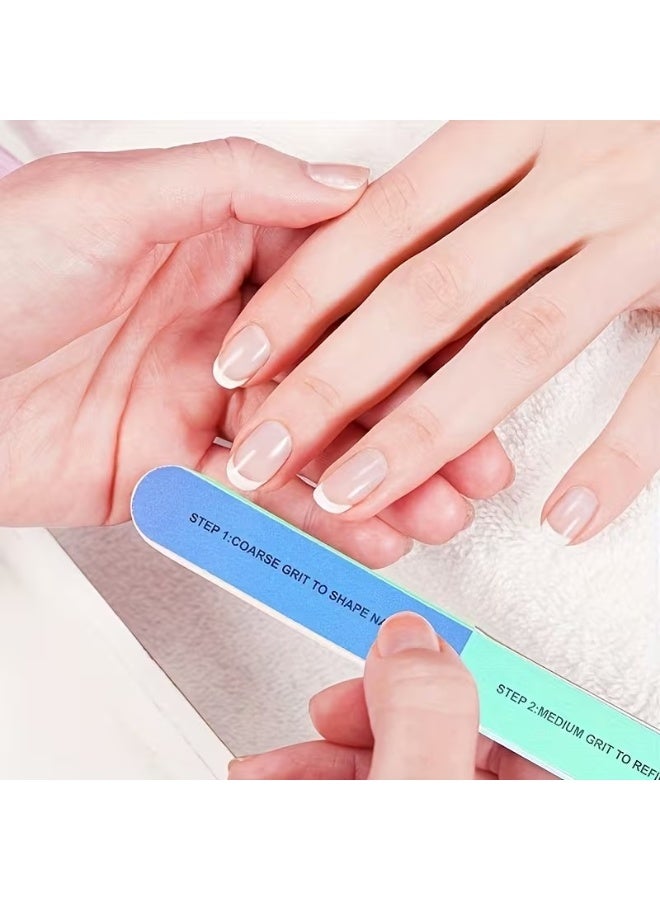 2Pcs Professional Multi-Use 7-Step Nail Buffer Block – 7-Surface, 7-Color Nail Polishing Cube – Washable Nail File for Shaping, Smoothing, Polishing & Shining Natural & Artificial Nails – Home & Professional Manicure & Pedicure Tool, Essential Beauty Accessory for Women & Men - Image 5