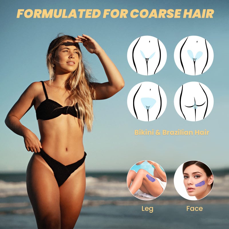 Charmonic 17.5 أونصة من حبيبات شمع إزالة الشعر الصلبة Charmonic، شمع إزالة الشعر باللافندر الأوروبي للنساء والرجال (500 جرام/1.1 رطل) - Image 2