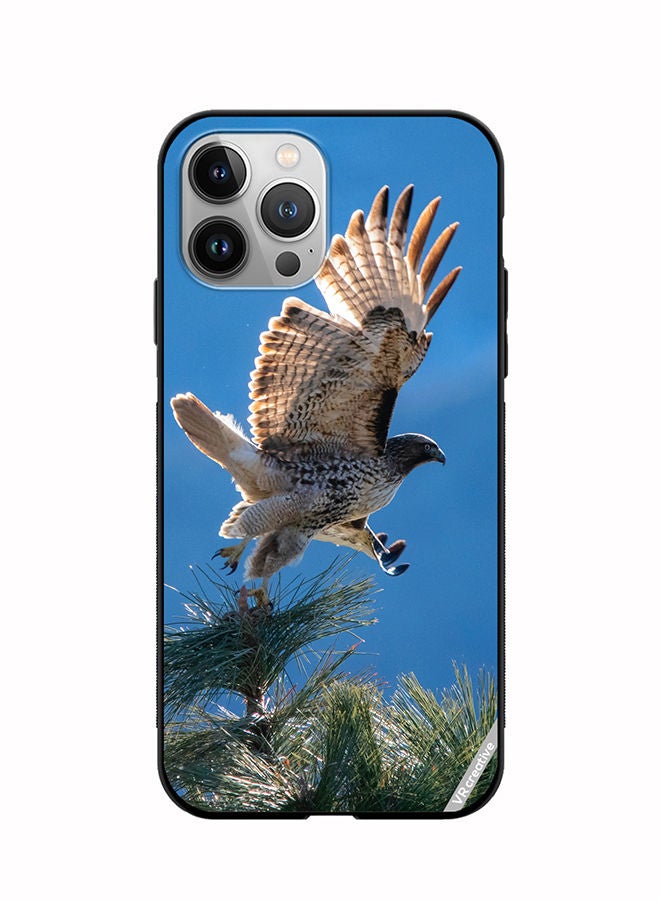 VR CREATIVE غطاء حماية لجهاز آبل آيفون 11 برو ماكس بتصميم نسر الصيد متعدد الألوان - Image 1