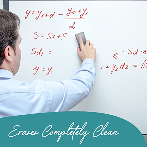 EXTRIC Red Dry Erase Markers, 12 Count Whiteboard Markers Chisel Tip, White Board Marker Dry Erase, Low Odor Chisel Tip Erasable Markers - Image 4