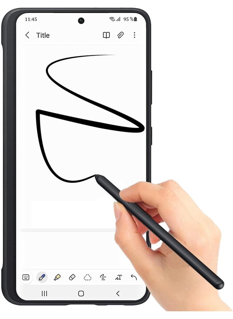 Techmaster Samsung Galaxy S21 Ultra Compatible S Pen Touch Stylus Pen and Spare Tip  - Image 2