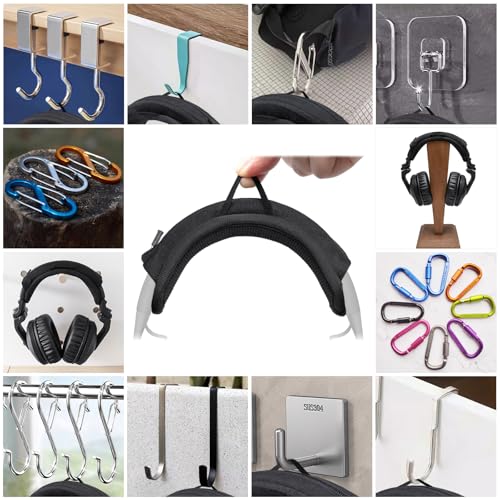 Voarmaks Headband Cushion Cover Compatible with Beyerdynamic PRO X, PRO X Series Headphone, DT 700 PRO X and DT 900 PRO X, 6mm Thick Soft Cushion, No Wobble Zipper Slider, with Hanging Loop - Image 4