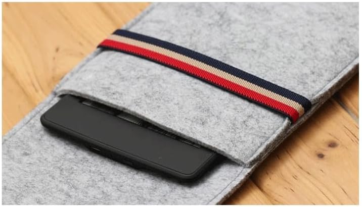 IXUECAT Kobo Clara Colour Sleeve Pouch Case|Felt Cover Also Compatible with 6" Kindle Kids(2024) e-Reader/Kobo Clara BW (2024)/Kobo Clara 2E/Clara HD 6"|Carry Sleeve Bag Fit for 6" Kindle Paperwhite - Image 4