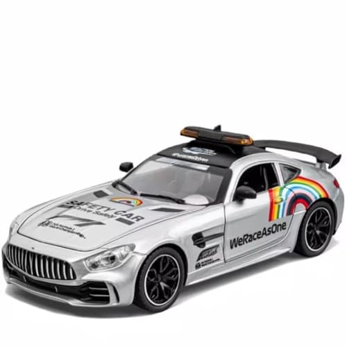 PLUSPOINT Die cast Metal AMG-GT3 F1 Edition 1:24 Car Realistic Scale Model, Pull Back Diecast Classic Vehicles Alloy Simulation Supercar with Lights and Sound Collection and Gift for Aldult, Kids - Image 1