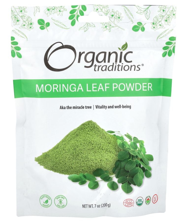 Organic Traditions Moringa Leaf Powder 7 oz (200 g)