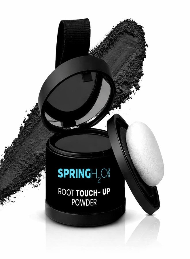 Spring H2O Root Touch Up Hair Powder | Instant Grey Root & Bald Spot Coverage | Fuller, Denser Hair Look | Sweat Resistant Matte Finish | Hairline Fill Powder | Long-Lasting Flawless Application | 4gm - Image 1