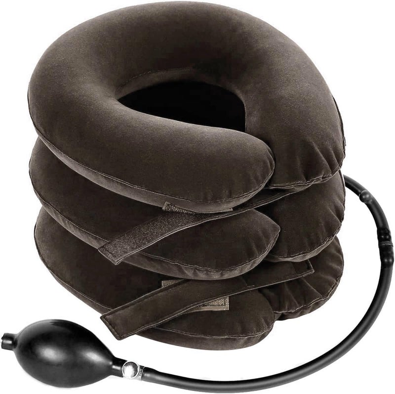 Cervical Neck Traction Device for Adults - Classic Gray