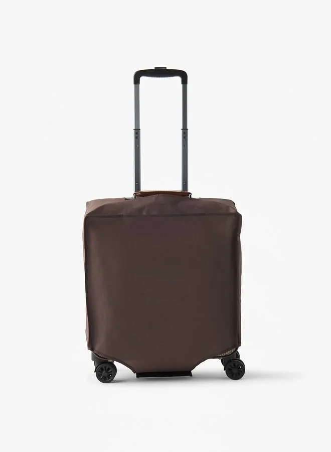 دوتشيني Men Solid Softcase Trolley Bag with Retractable Handle