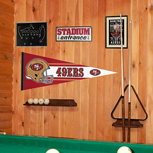 WinCraft San Francisco 49ers Official 30 inch Large Pennant - Image 2