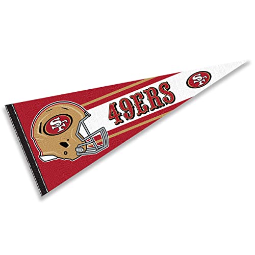 WinCraft San Francisco 49ers Official 30 inch Large Pennant - Image 1