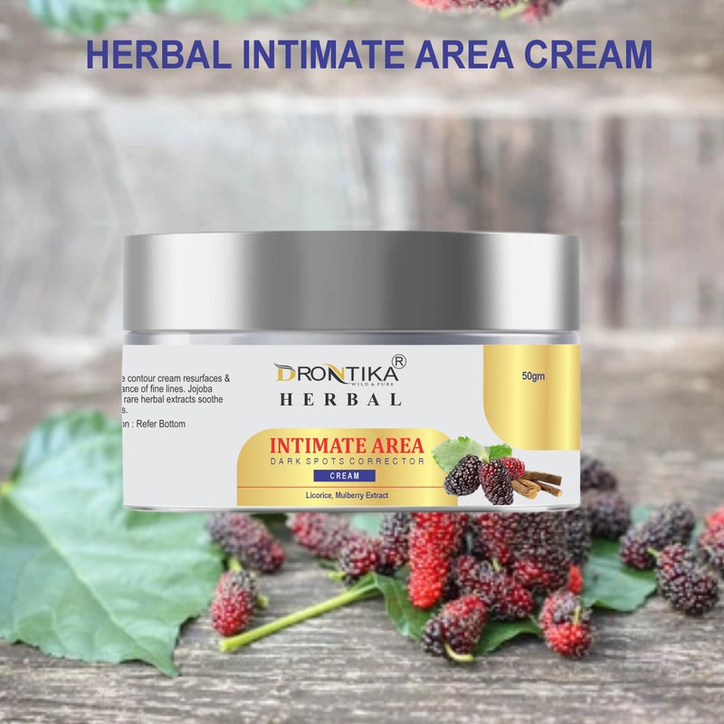 Drontika Intimate Area Whitening & Lightening Cream - 50gm | Neck, Hip, Thigh,Underarm, Bikini Area, Intimate Area, Elbow | Intense Dark Spot Removal | 2% Kojic Acid, Niacinamide | Women & Men - Image 2