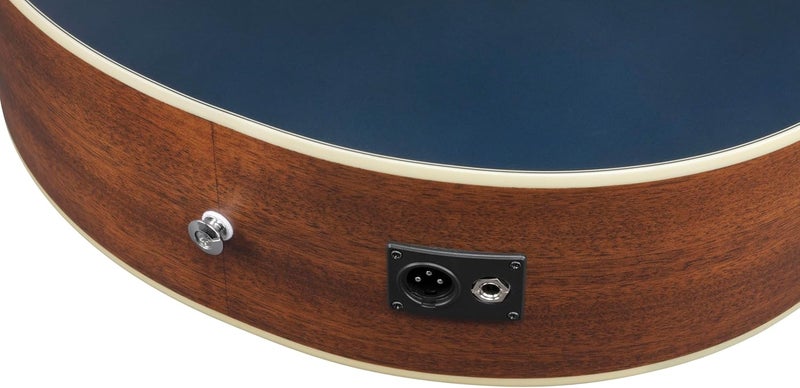 Ibanez AE100 Electric Acoustic Guitar - Dark Tide Blue Flat - Image 5