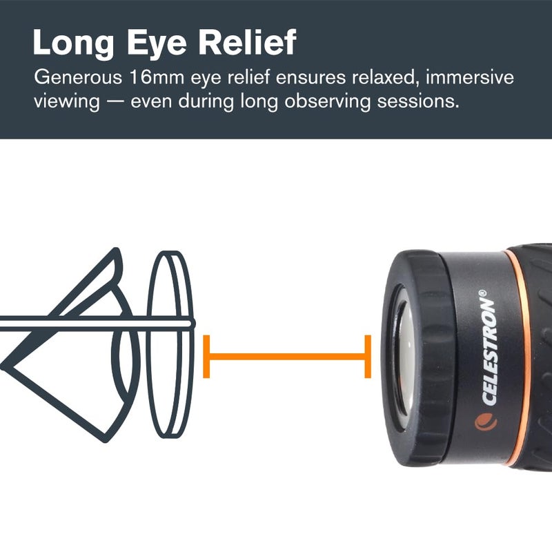 Celestron 93423 X-CEL LX Series 1.25 inch / 9mm Eyepiece, Black - Image 5