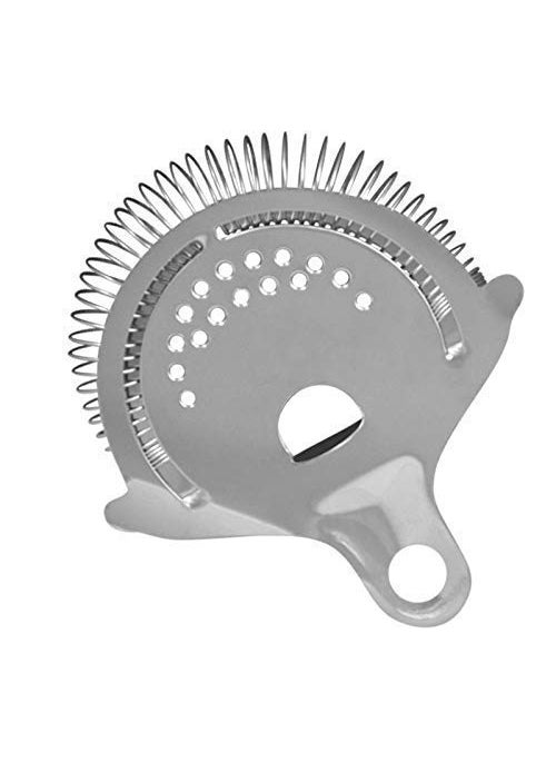 NJ NJ Cocktail Muddler Set, Spiral Fork Mixing Spoon & No Prong Bar Strainer, Home Bar Bartender's Muddling Tool Set: 3 Pcs Set  - Image 2