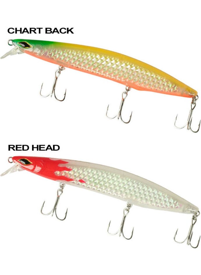 Ryuji - Ryujı Flash Minnow 12 5cm 19GR Red Head-Standard - Image 1
