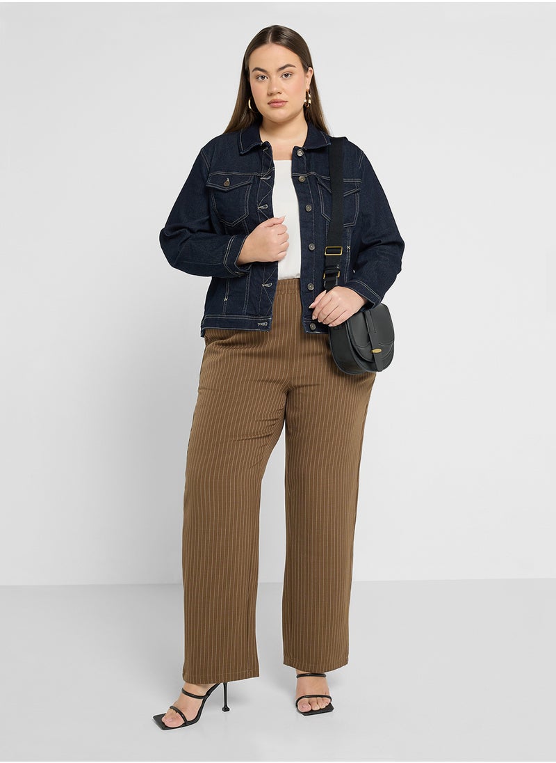 Only Carmakoma - Pocket Detail Denim Jacket - Image 1
