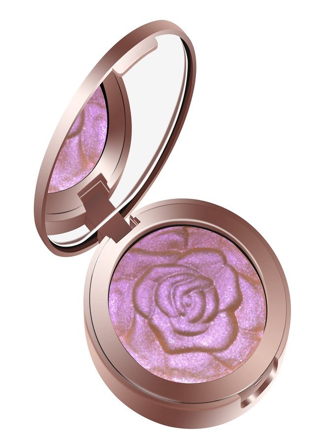 ONLYBETTER Highlighter Palette - Cream, Long Lasting Glitter Highlighter Makeup - Purple - Image 1