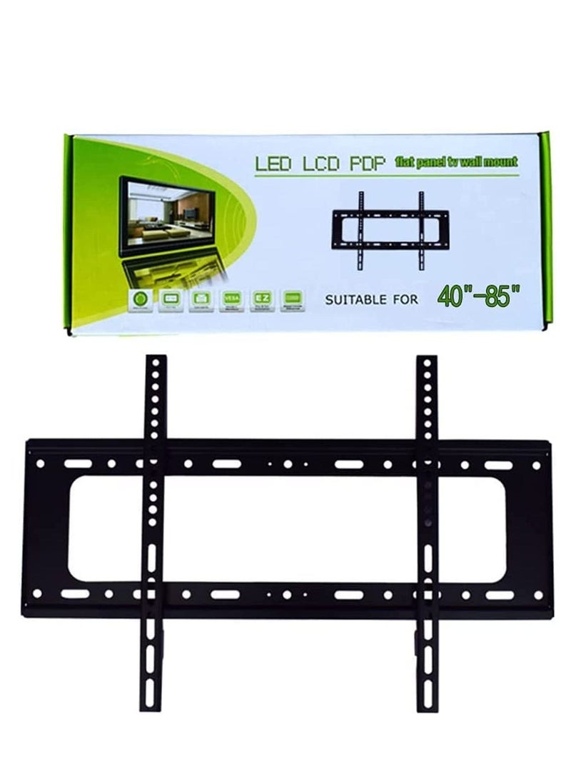 Generic TV Wall Mount for TVs Up to 85" - Holds Your TV Only 1.25" from The Wall - Big Hardware Assortment for Simple Install - Image 1