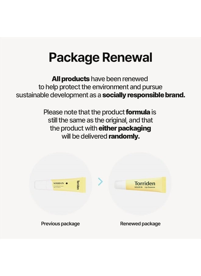 Torriden Ceramide Lip Essence with Organic Jojoba Oil for Glowy, Dewy, Plumped Lips - 0.37 Oz Korean Skin Care  - Image 2