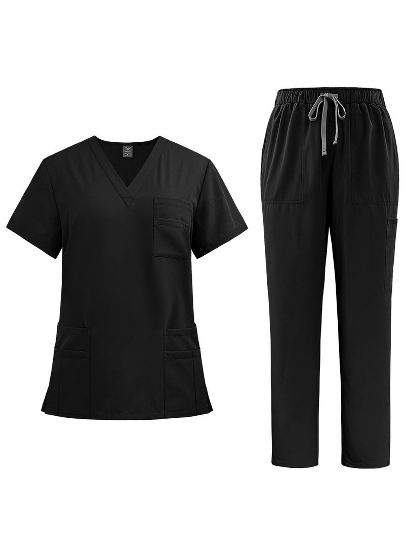 KUYING New V-neck Split Style Medical Work Uniform  - Image 1