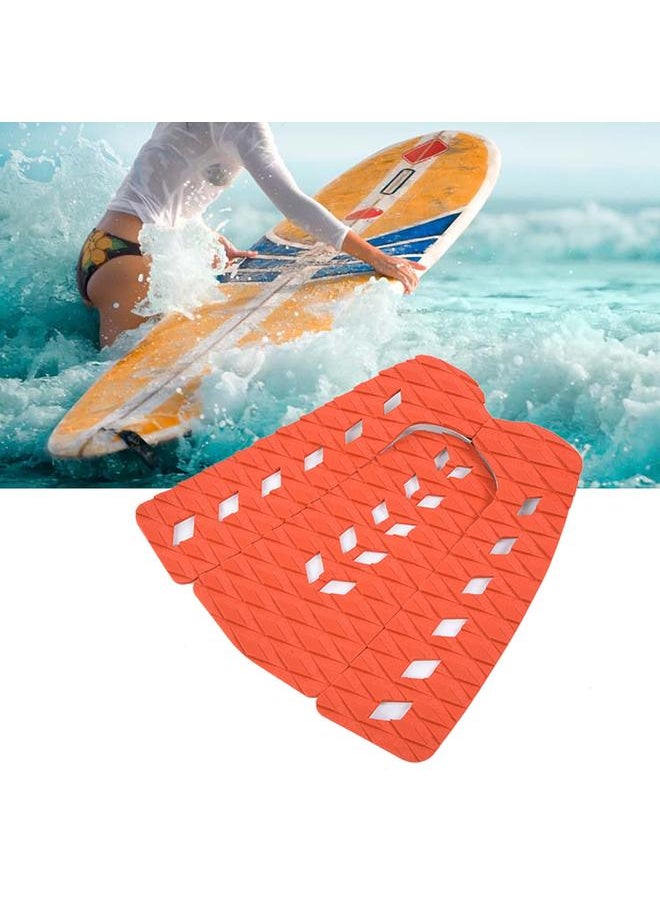 Thoraya EVA Anti slip Stomp Pad with Squarea Hole for Surfboard Shortboard Longboard Skimboard(red)  - Image 4