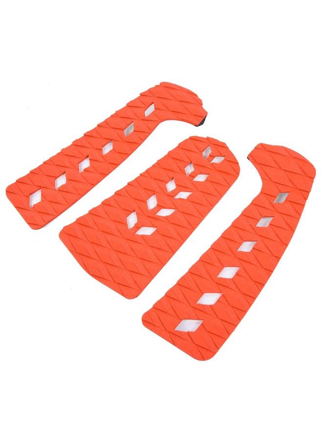 Thoraya EVA Anti slip Stomp Pad with Squarea Hole for Surfboard Shortboard Longboard Skimboard(red)  - Image 2