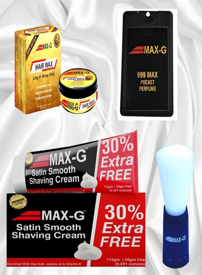MAX-G® Promotional Dhamaka Offer | 4-in-1 Grooming Kit for Men | Complete Personal Care & Grooming Gift Set | Paraben-Free & Sulfate-Free Men’s Care Combo - Image 2